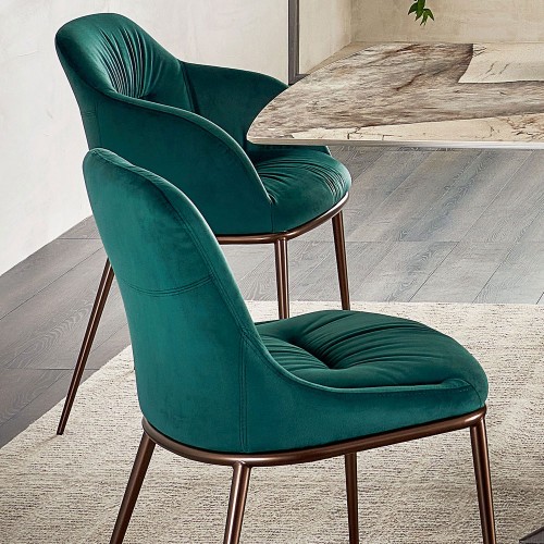 Scaun dining Riflessi, Chic